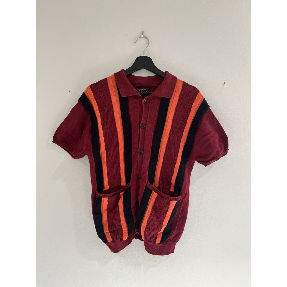 Beam's Plus — Short sleeve striped knit